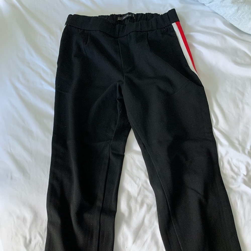 Side striped pants
